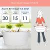 imageBREKX Aspen Stainless Steel Silver Beverage Tub with Stainless Steel Serving Tray  HeavyDuty Metal Ice and Drink Bucket for Parties Large Champagne Bucket with Tray for Mimosa Bar SuppliesWhite W Tray