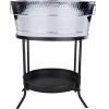 Silver Tub W/ Stand