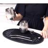 imageBREKX Copper Finish Drink Tub  2 Insulated Party Mats for Parties 1 Tub  2 Bar Mats Drink Buckets for Parties with Drip Mat for Cocktail Bar