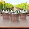 imageBREKX Old Tavern CopperFinish Beverage Bucket Wine Drink Buckets for Parties 15 Quarts Metal Bucket Ice Buckets for Bar Leak Resistant Galvanized Bucket or Storage Baskets Set of 3Copper Single 15 Quart