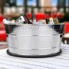 imageBREKX Stainless Steel Beverage Tub  Insulated MultiFunctional Bar Mat for Parties amp Events 6Gallon Large Ice Bin for Drinks with Rubber Drying Mat Set