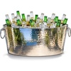 image:imageBREKX Armored XL Insulated Beverage Tub for Parties  Stainless Steel Ice Bucket Large 625 Gallon Drink Cooler Holds 2430 Bottles Beer Wine amp ChampagneTub